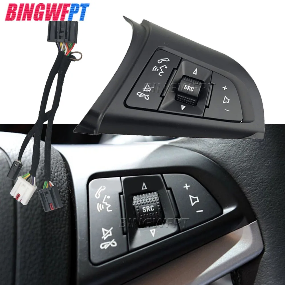 

New Steering Wheel Button Car Cruise Control Switch With Backlight For Chevrolet Cruze 2009 - 2014 Auto Parts 96892140 96892135