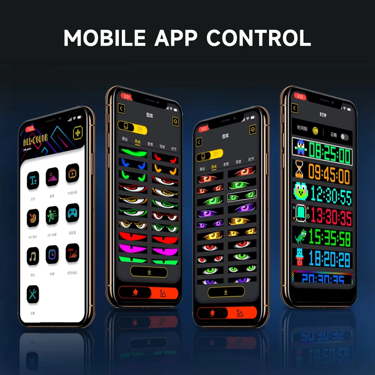 2 قطعة LED سيارة تسجيل الرسوم المتحركة LED مصفوفة بكسل لوحة DIY بها بنفسك للبرمجة بلوتوث App التحكم LED لوحة عرض الضوء #3