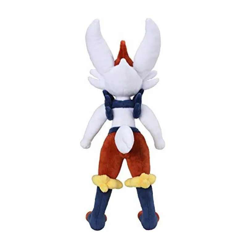 Juguete de peluche Original de Pokémon Cinderace, muñeco de Scorbunny, regalo de cumpleaños para niños, 38cm