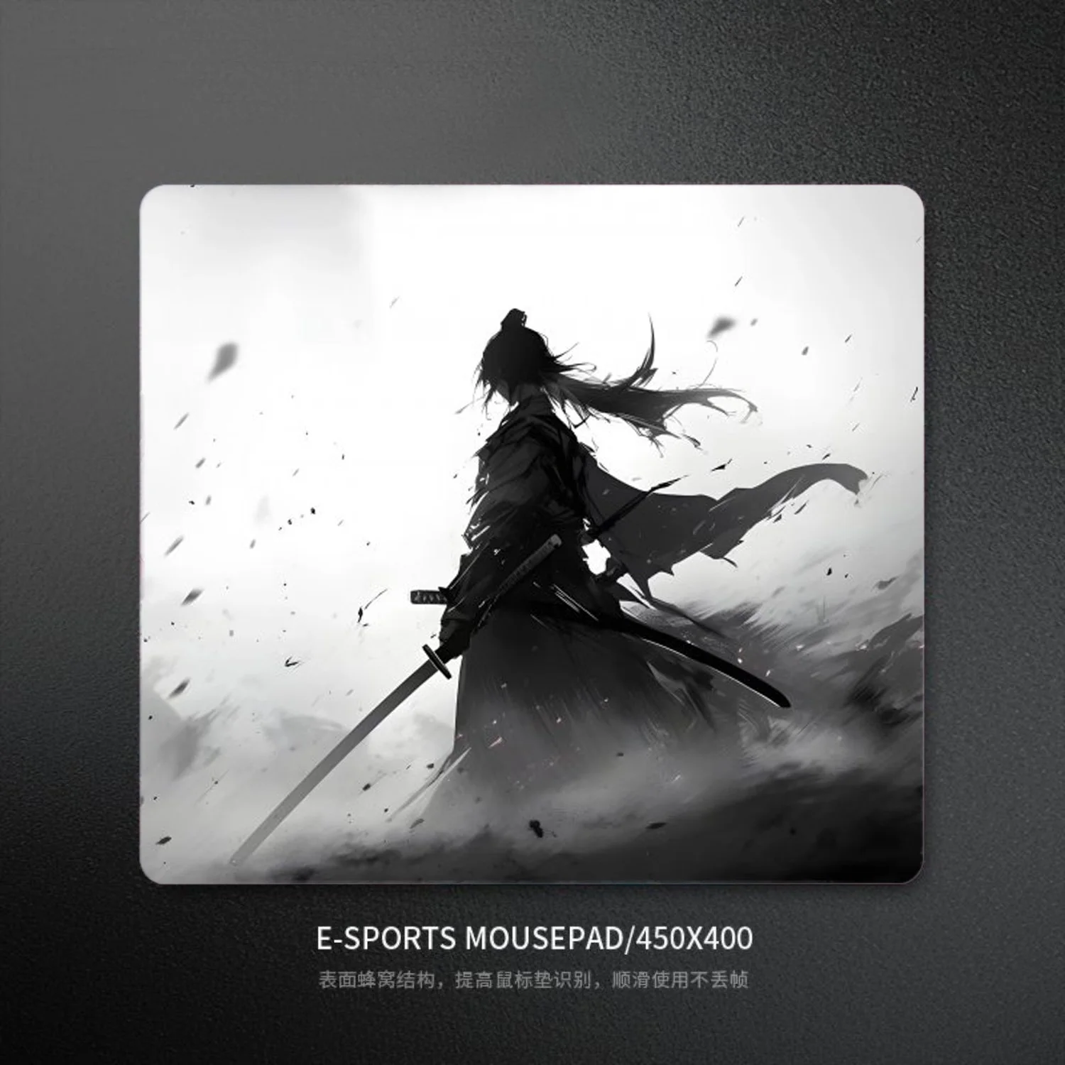 Swordsman Glass Mousepad Sora Game Mouse Pad Customized Pattern Tempered Smooth Gaming Desk Mat Fps Esports Office Gaming