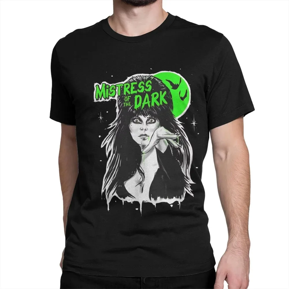 Film Elviras Mistress of The Dark Still Poster Graphic Print T-Shirts Summer Men's and Women's Loose Breathable T-shirt