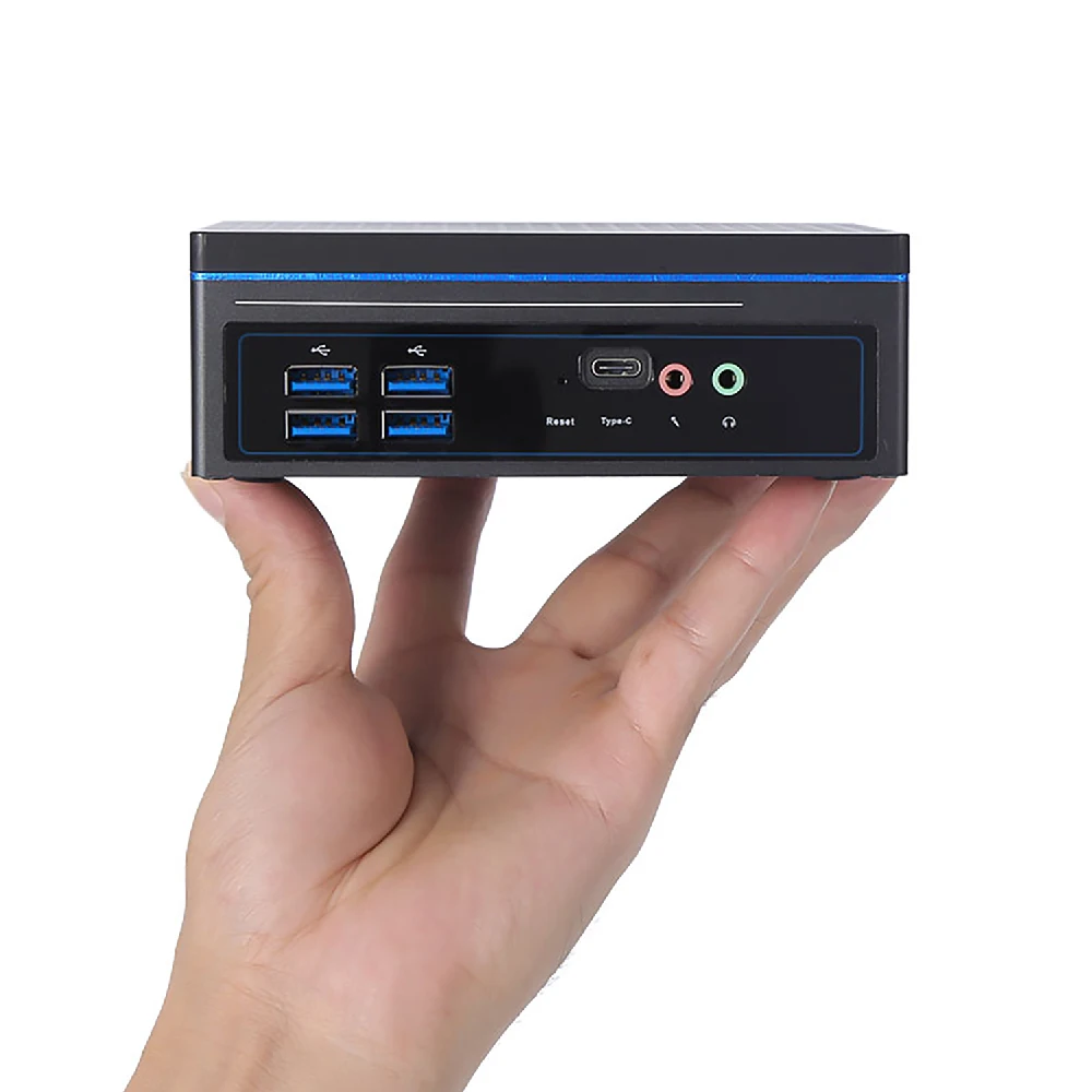 HUNSN Mini PC,Desktop Computer,HTPC,NUC,Intel Core I3/I5/I7,BH24,Windows 11 Pro/Linux Ubuntu,PXE,WOL,2LAN,VGA,2HDMI,Lock Slot