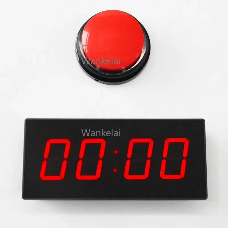

Line Game Challenge 4-Bit Light Emitting Diode Digital Display 10-Second Challenge Timer