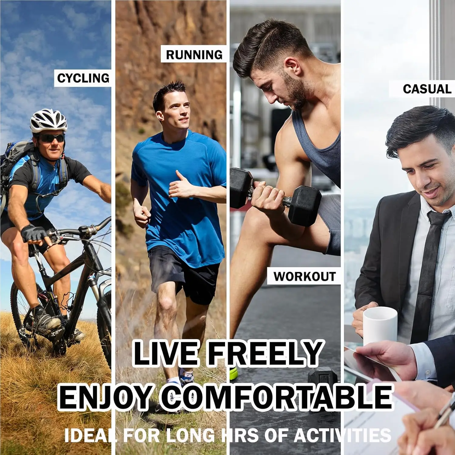 ZONBAILON Men's Thong Underwear G-Strings Silk Bikini Underwear Pouch Athletic Panties Pack M L XL 2XL