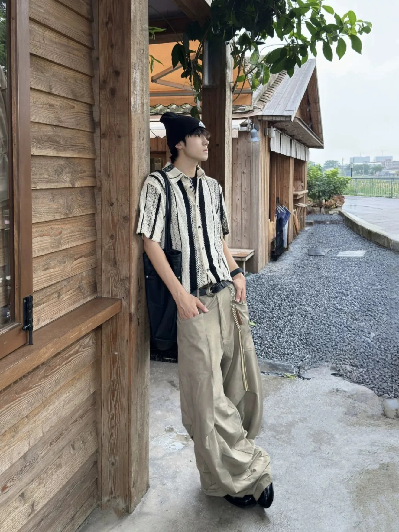 Men Boy M-XXXL Hollow Out Shirts Tops Male Relax Daily Casual Leisure Blouse Trendy Fashion Island Beach Holiday Tropical Tops