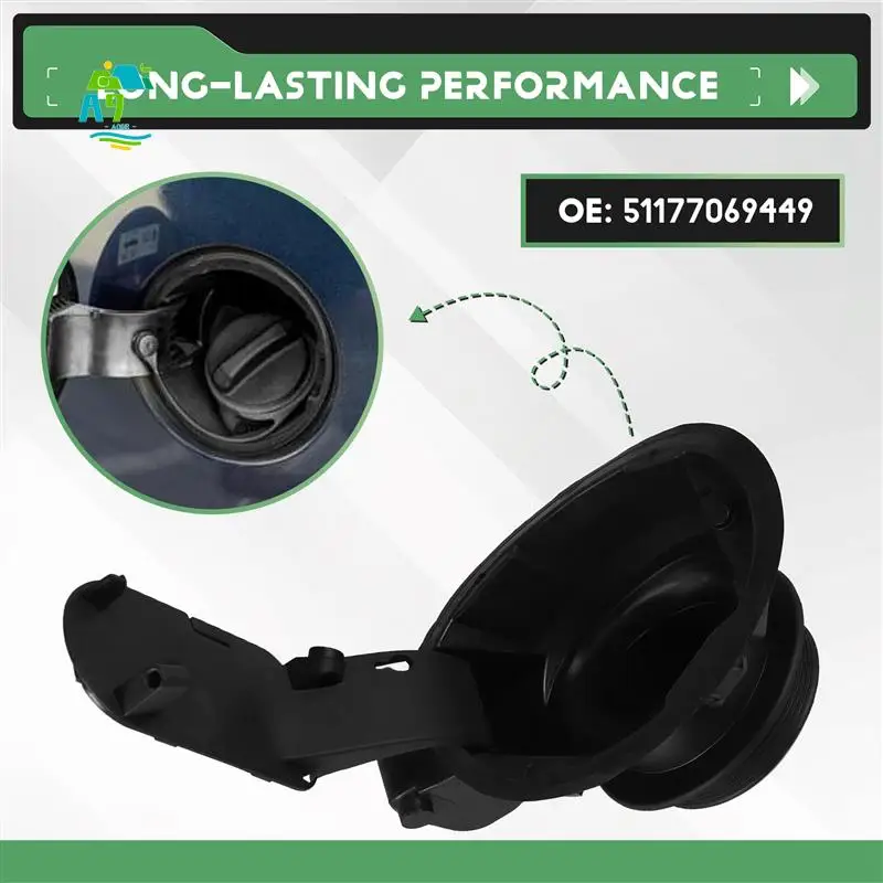 

A09E-Car Fuel Filler Flap Hinge Cover For-BMW E87 E81 1 Series 2004-2012 51177069449 Fuel Tank Cap Base
