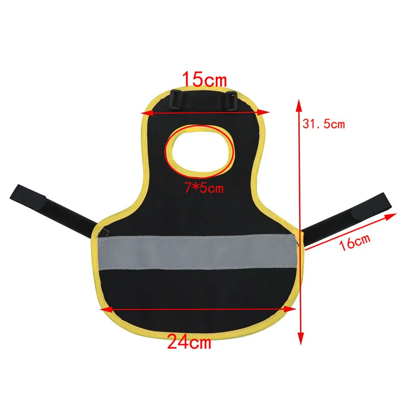 Chicken Vest Pet Poultry Clothing Clothing Anti-lost Duck Goose Night Reflective Cloak Adjustable Feather Protection
