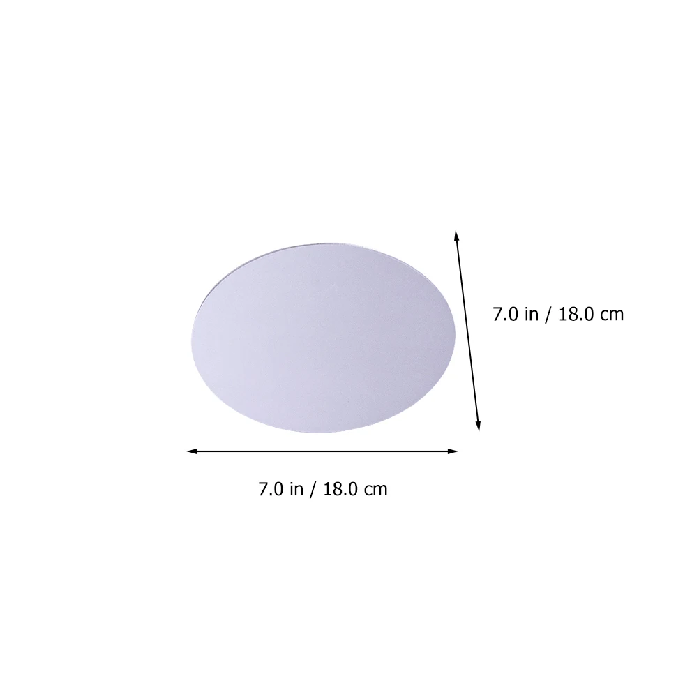 

2pcs Mirror Reflective Mirrors Photo Prop For Jewelry Photography Accessories Light Grey Durable Acrylic Background Tool