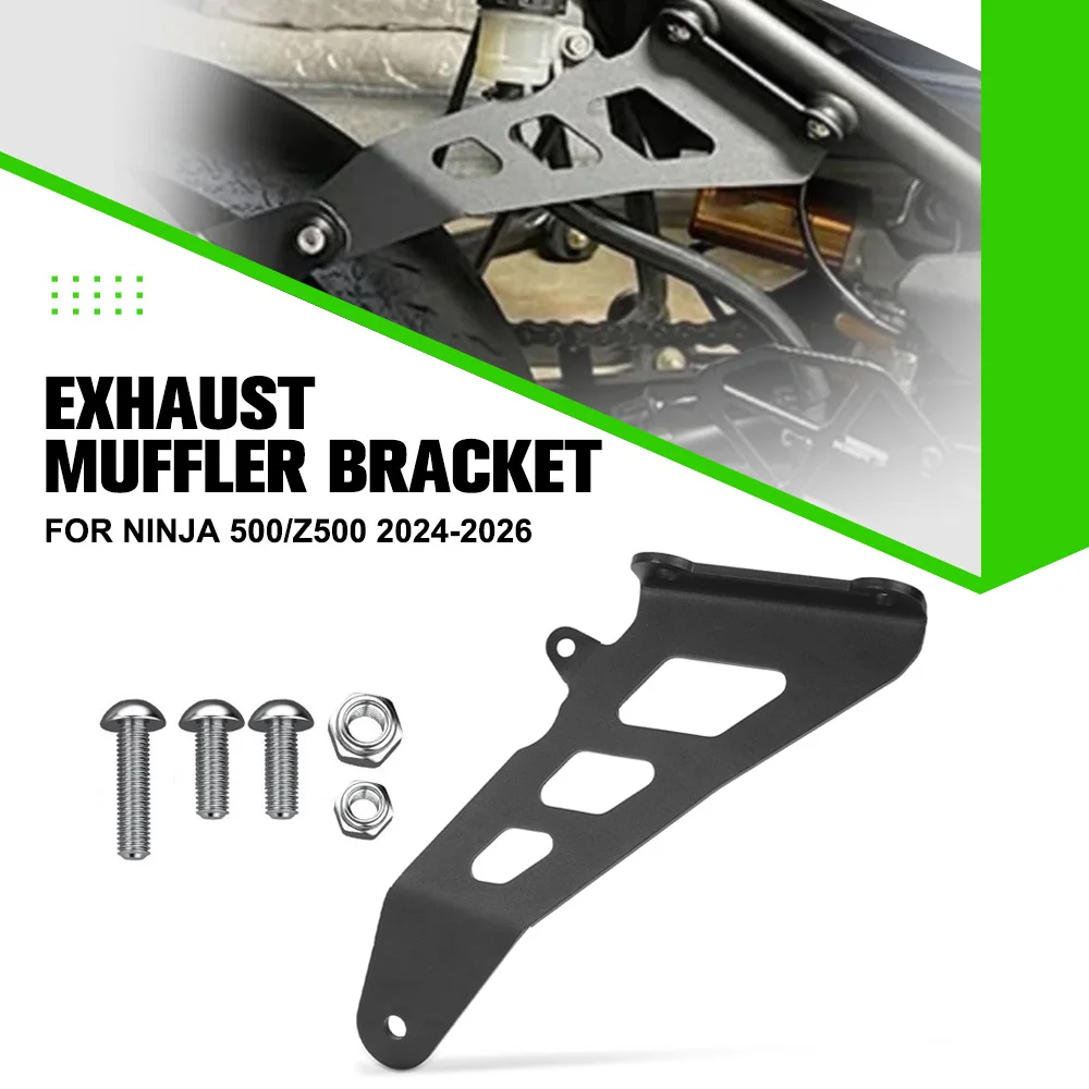 

Кронштейн выхлопной трубы для KAWASAKI Ninja 500/Z500 2024-2025-2026, аксессуары для мотоциклов из нержавеющей стали Ninja500 Z 500 2025 2026