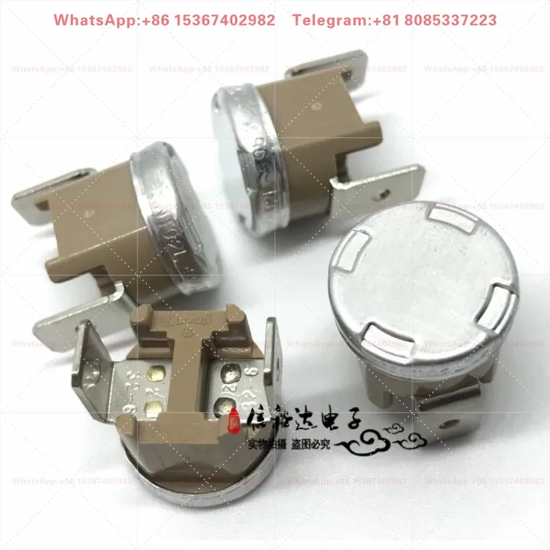 5 pcs Thermal protection thermostat normally closed temperature switch 105 degrees 240VAC 16 (5) A