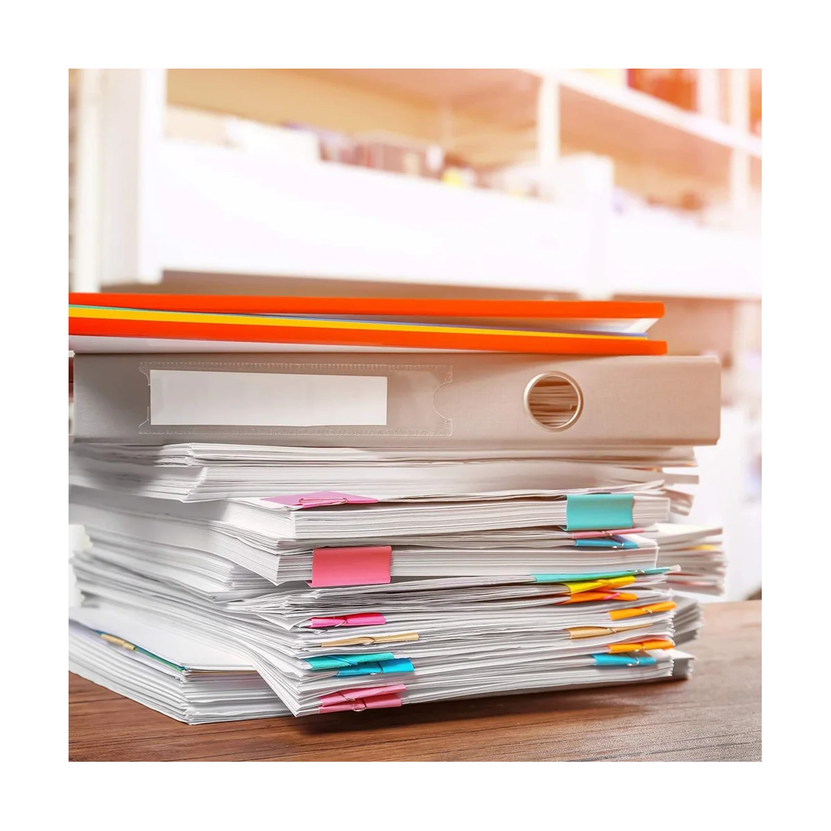 คลิปหนีบกระดาษแบบคลิปหนีบกระดาษคละขนาด300พร้อมกล่องสำหรับโรงเรียนสำนักงานและที่หนีบบ้านสำหรับโน้ตบุ๊คซองจดหมาย