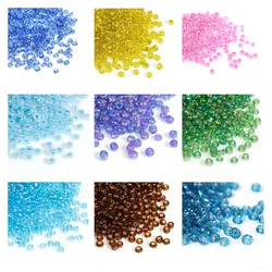 8Seasons Glass Seed Beads Spacer Round Multicolor DIY Making Earrings Bracetet Handmade Jewelry Findings About 2mm Dia,,100Grams