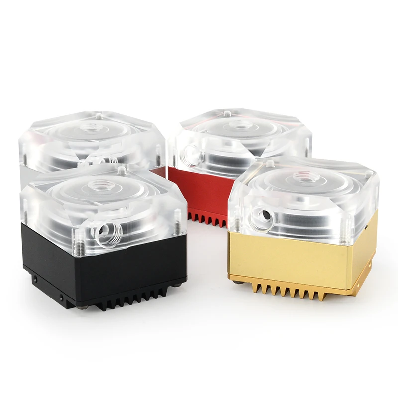 Syscooling water pump DC 12V for DIY computer water cooling quiet pump big power 1200L/H flow G1/4 thread