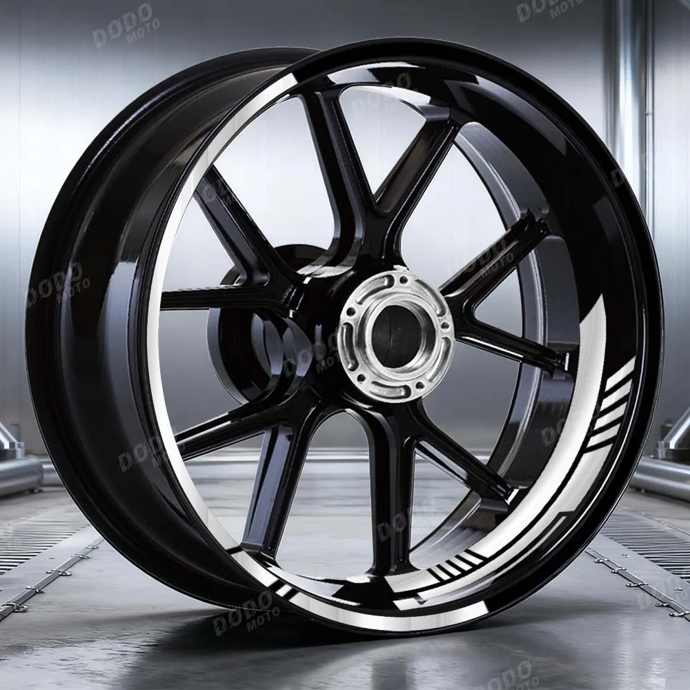 

Наклейка на внутренний обод мотоциклетной шины, 17-дюймовая полосатая лента для обода, водонепроницаемые аксессуары, универсальные для Kawasaki, Honda, YAMAHA