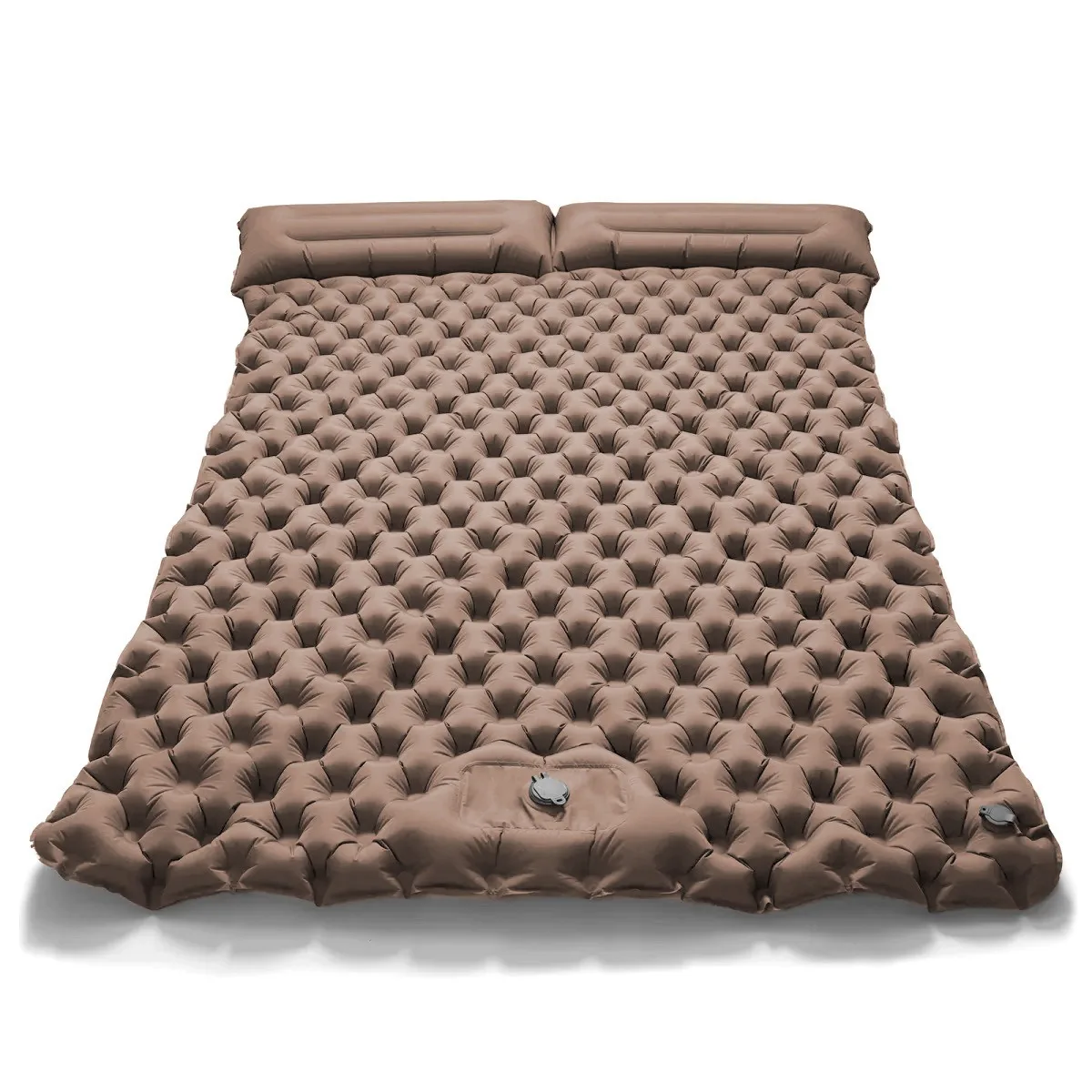 Camping Ultra-Light Inflatable air Bed Mattress with Built-in Pump Two-Person Moisture-Proof Sleeping Pad  for Hiking Outdoor