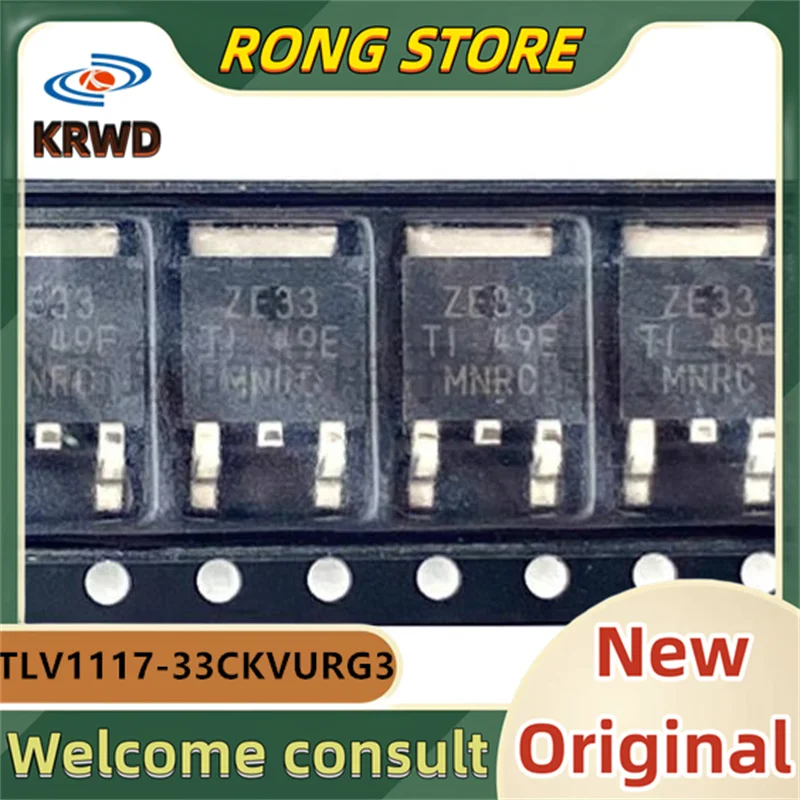 

10PCS C2 New and original TLV1117-33CKVURG3 TLV1117 TO-252