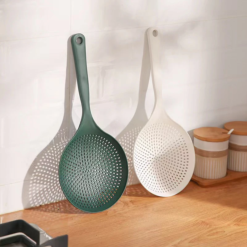 Kitchen Scoop Noodle Strainer  Anti-scald Vegetable Skimmer High Temperature Resistant Large Colander,