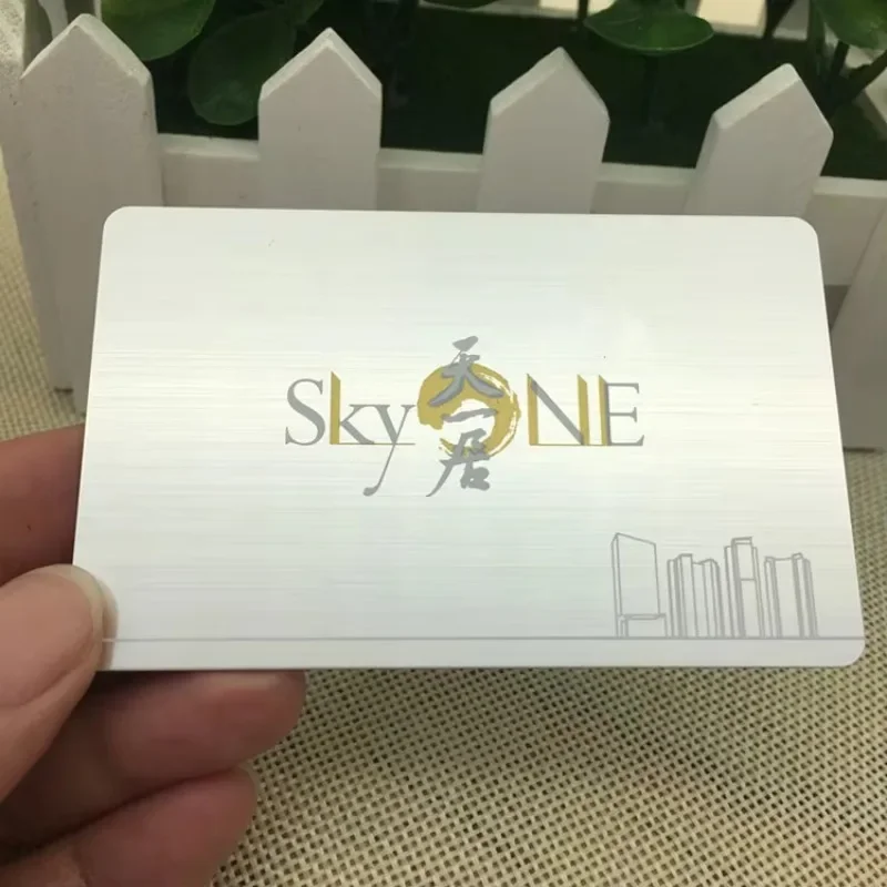 Customized  Metal Card Stainless Steel Vip Member Metal Business Cards for Laser Engraving