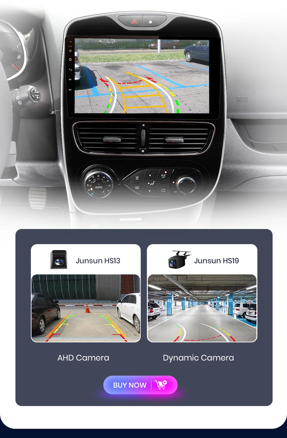 Junsun carplay android auto autoradio für renault clio 4 zoe 2016-2017 gps intelligente systeme stereo multimedia autoradio – Detail 21