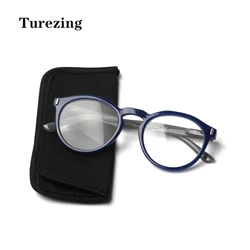 TUREZING-Lunettes de lecture pour femmes et hommes, verres HD, loupes rondes, dioptrie, lunettes pour délinquants, + 1, + 2, + 3, + 4, + 5, + 6