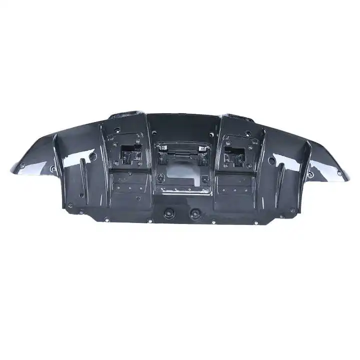 812 MSY N Style Dry Carbon Fiber Rear Bodykit Car Accessories Lip Diffuser Spoiler Splitter for GTB