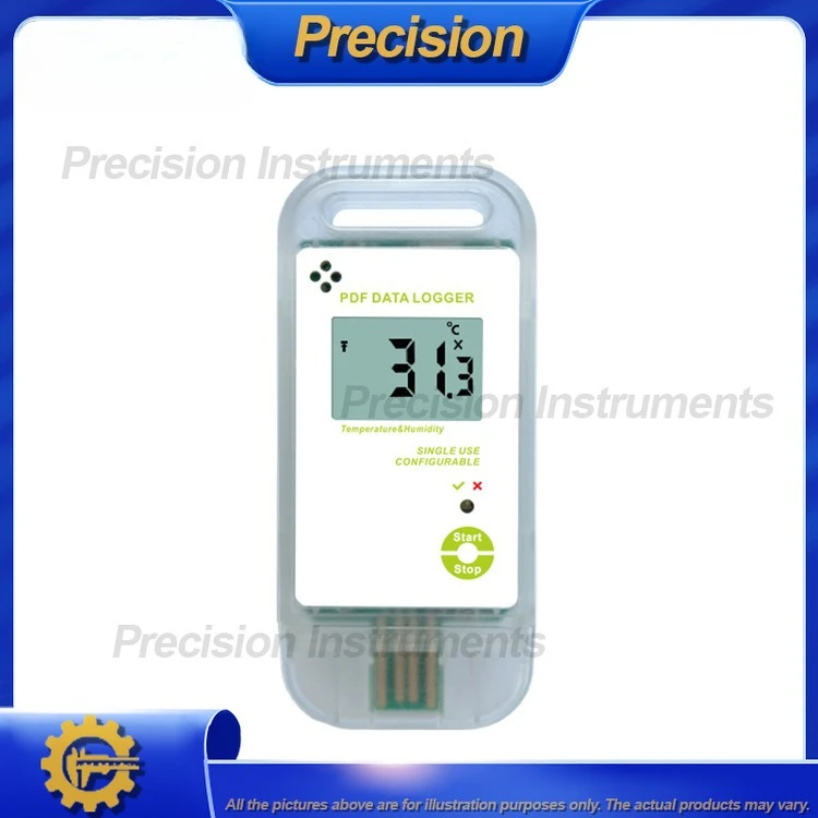 

Портативный USB-датчик температуры и влажности 2026 для мониторинга холодовой цепи с функцией измерения толщины