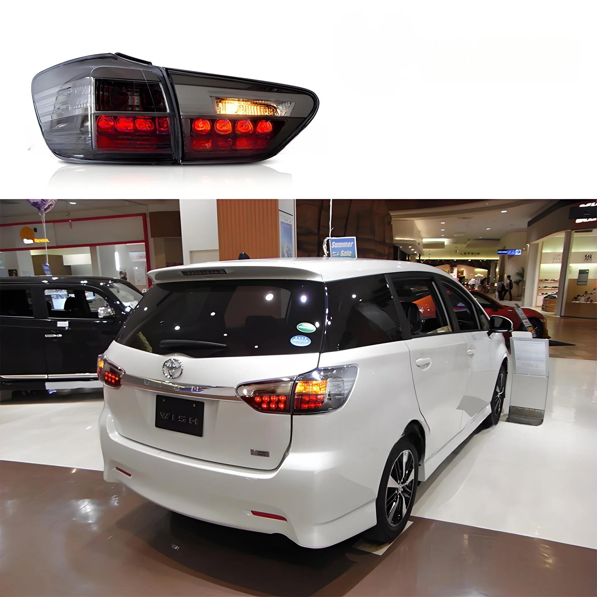

LED taillight assembly for Toyota WISH 2009-2015 car modified brake light fog light assembly