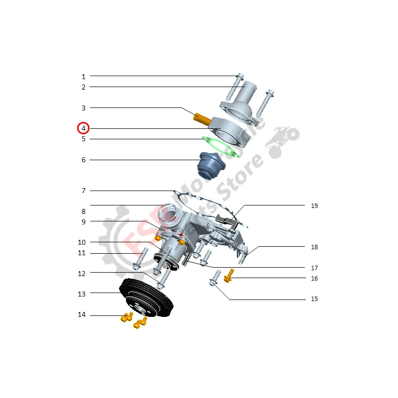 مقعد خارجي - ترموستات، يناسب Joyner 800 1100 JEEP GSMOON XINGYUE 800 DISCOVERY XINYANG 1100 GIO Vyper 4WD BB 800 BajaRacer 4x4 #2