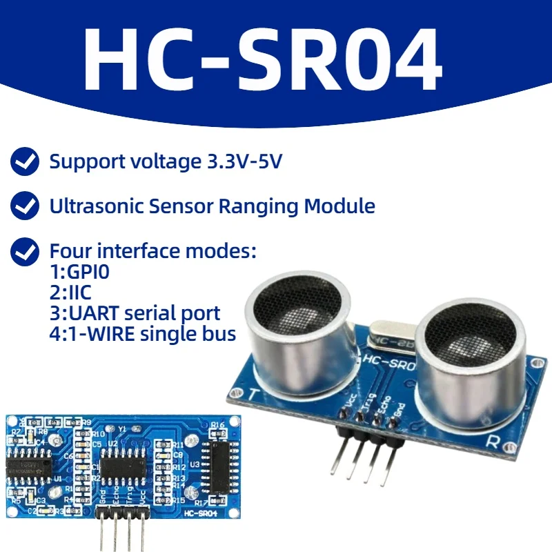 1/7/15PCS Original HC-SR04 HCSR04 To World Ultrasonic Wave Detector Ranging Module HC-SR04 HC SR04 HCSR04 Distance Sensor