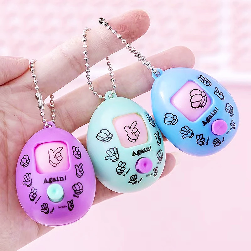 3PCS Forbici di carta da roccia Gioco fortunato Giocattoli di rilevamento antistress Puntelli di gioco per feste di compleanno genitore-figlio