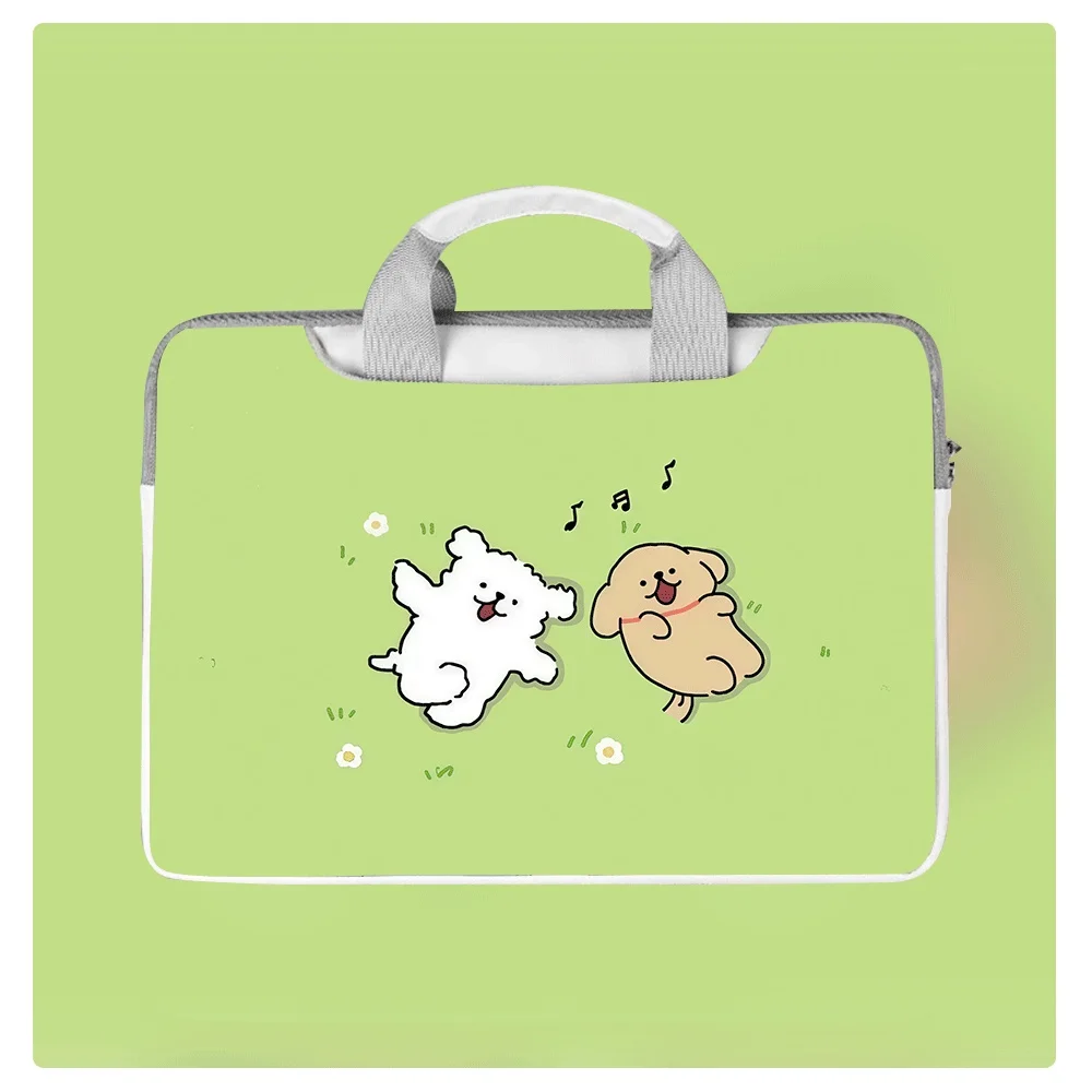 

Защитный чехол для ноутбука с милым собачьим принтом, индивидуальный HD-узор, водонепроницаемый, 13,3, 14, 15,6, 16 дюймов, портативная сумка через плечо