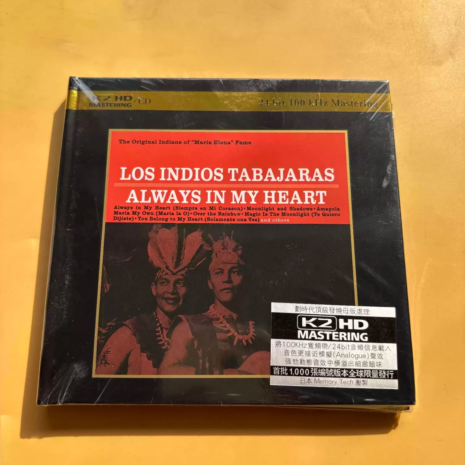 

Los Indios Tabajaras "Always in My Heart" K2 HD Mastering Legendary Audiophile Latin Guitar Easy Listening Album