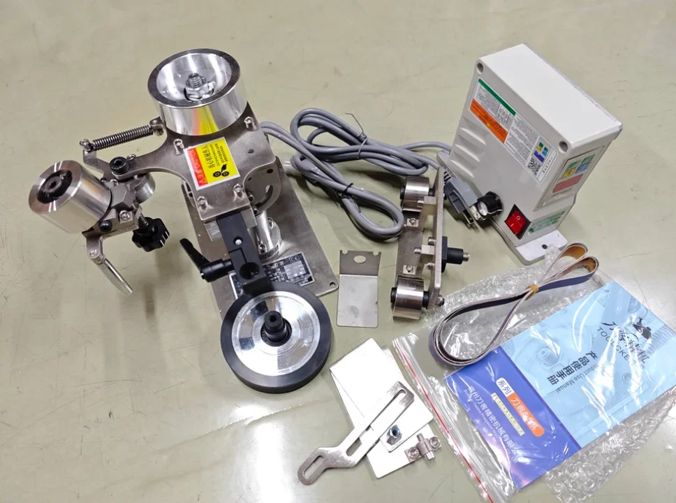 

S3 Бесщеточная машина с песчаной лентой 220 В/110 В Маленькая вертикальная и горизонтальная бытовая полировальная фиксированная абразивная ленточная машина