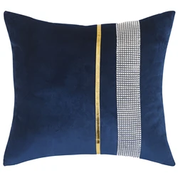 1 Pc Velvet Throw Pillow Covers Decorative Couch Luxury Modern Patchwork Pillow Covers for Living Room Bedroom Sofa