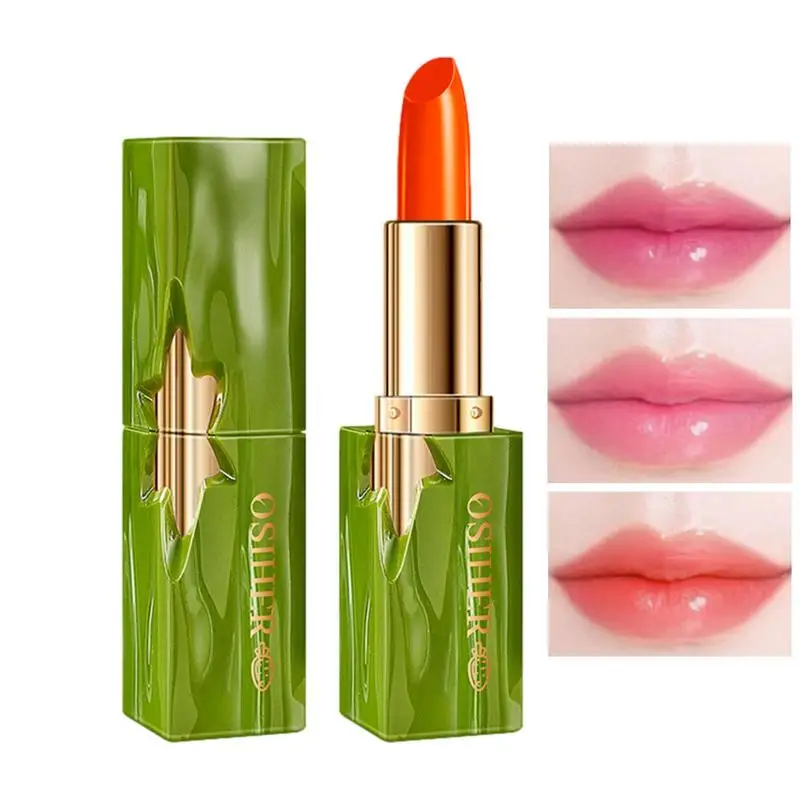 

Color Changing Lip Balm Moisturizing Color Changing Carotene Lipstick Silky Lip Balm Lip Gloss Makeup Accessories Waterproof