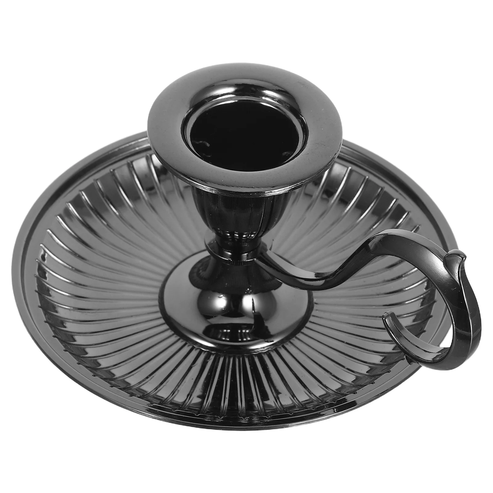 

Vintage Black Candlestick Holder Metal Taper Stand Wedding Centerpiece Halloween Christmas Farmhouse Holiday