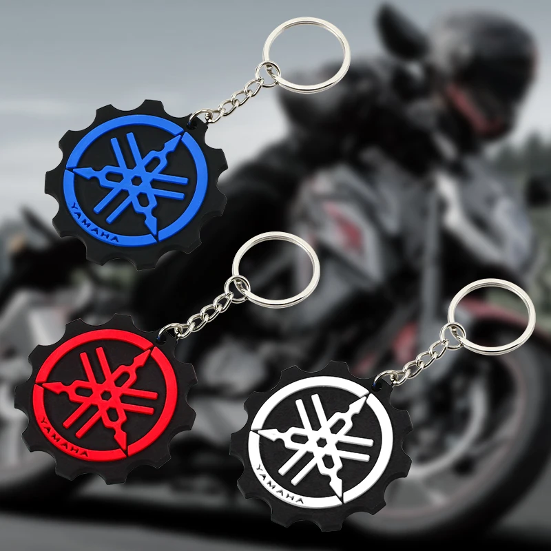 Для YAMAHA силиконовая резина модель мотоцикла брелок для ключей