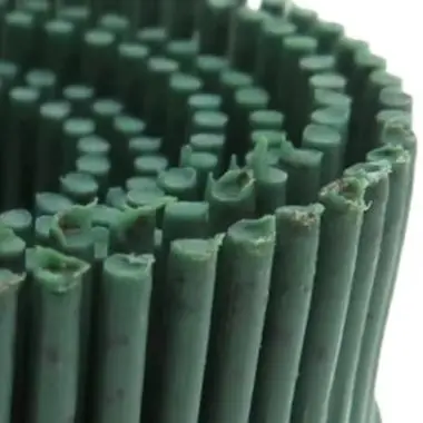 2 Inch Emery Rubber Polishing Brush Abrasive Wheel For Metal Finishing Rust Removal Deburring Cleaning For Surface Treatment Too