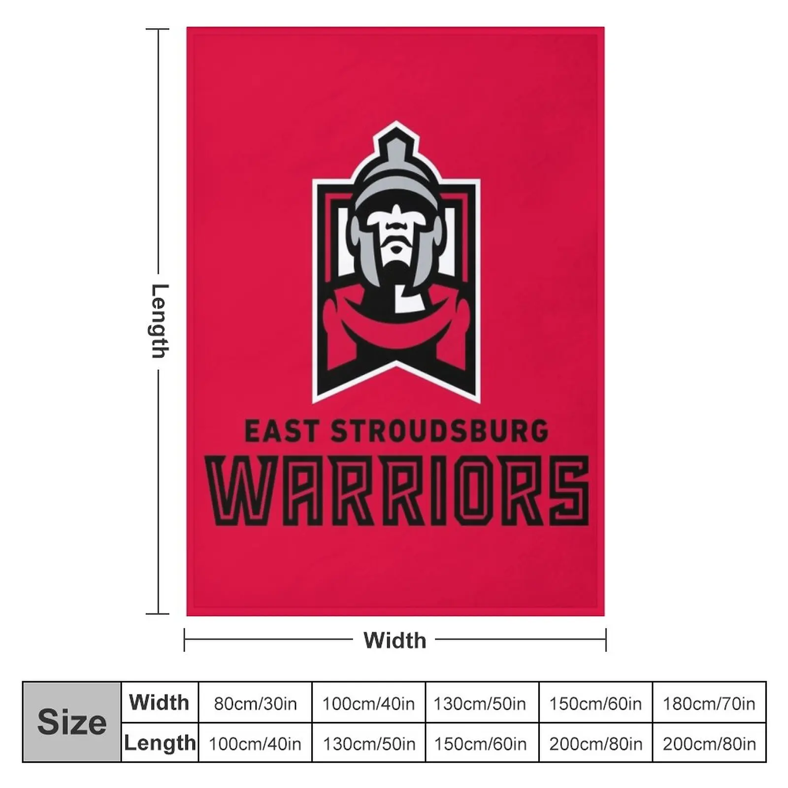 new East Stroudsburg-Warriors Throw Blanket Blankets For Sofas Nap Blanket