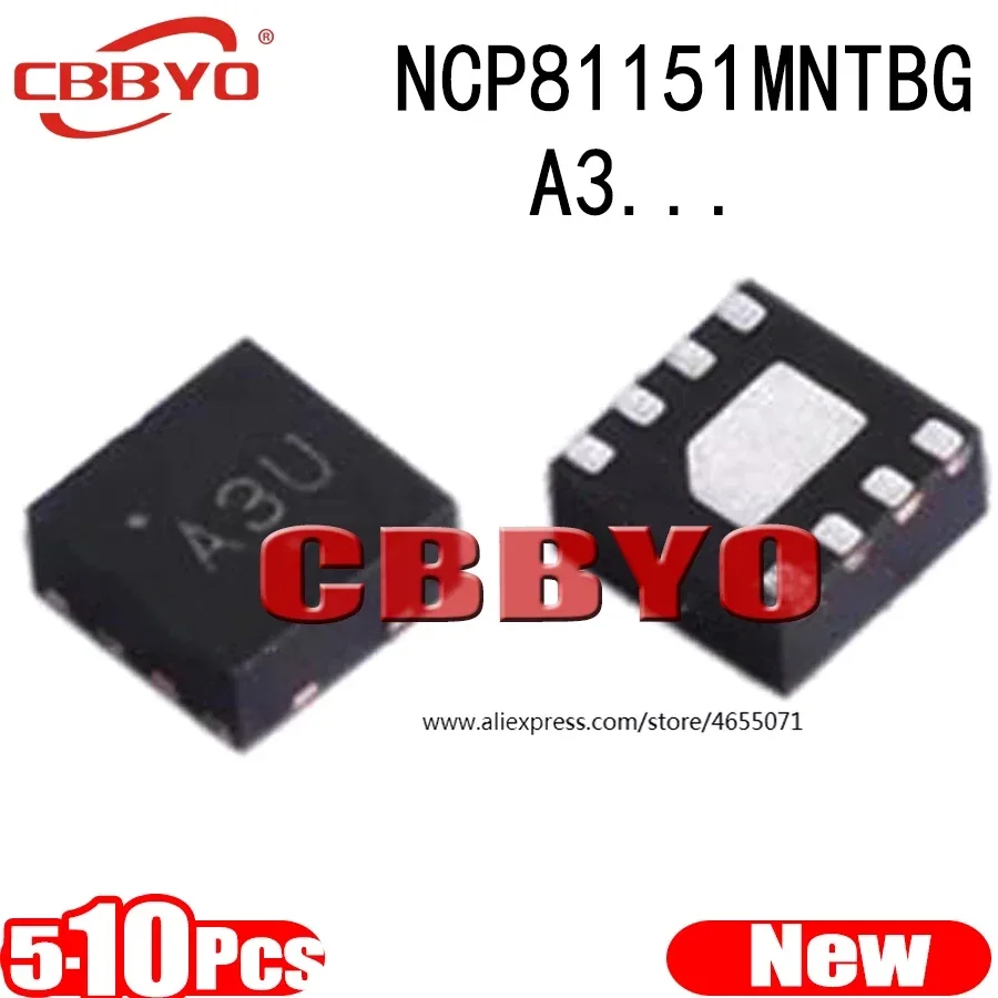 (5-10piece)100% New NCP81151MNTBG NCP81151 (A3L A31 A3J A3...) QFN-8 Chipset