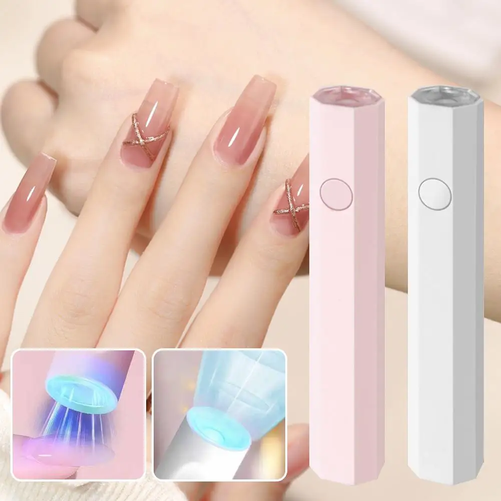 Practical Mini Nail Dryer UV Led Lamp for Fast Gel Nail Drying Professional Handheld Manicure Light Machine Nail Art Tools
