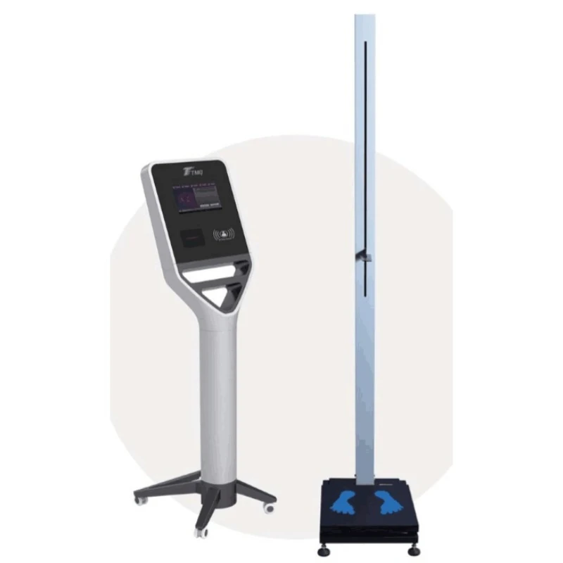Intelligent network height and weight testing instrument, touch screen weight and height measuring instrument