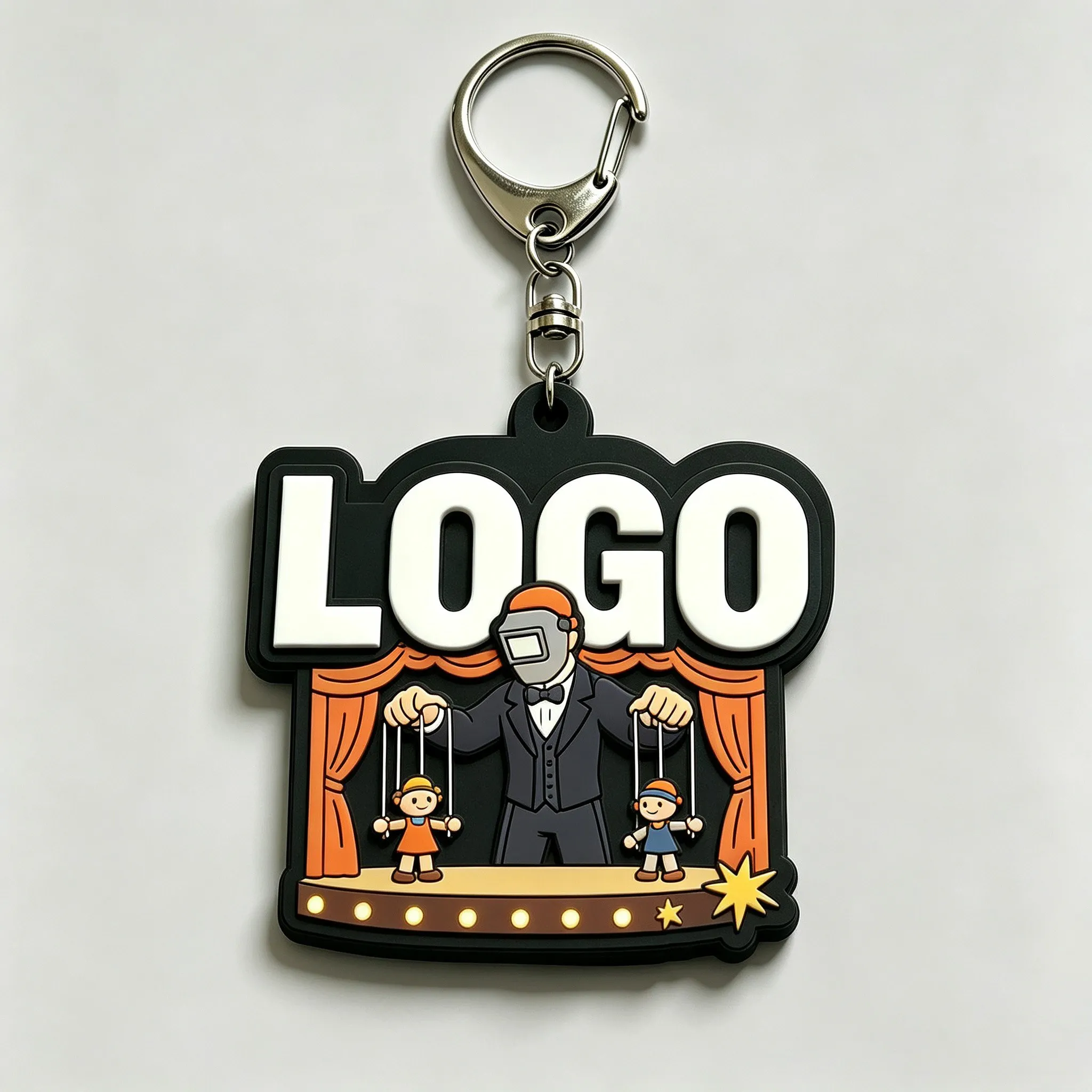 Promotional Gifts Key Chains Manufacturer Custom 3D/2D Logo Design Soft PVC Rubber Keychains for DIY Backpack Key Tags