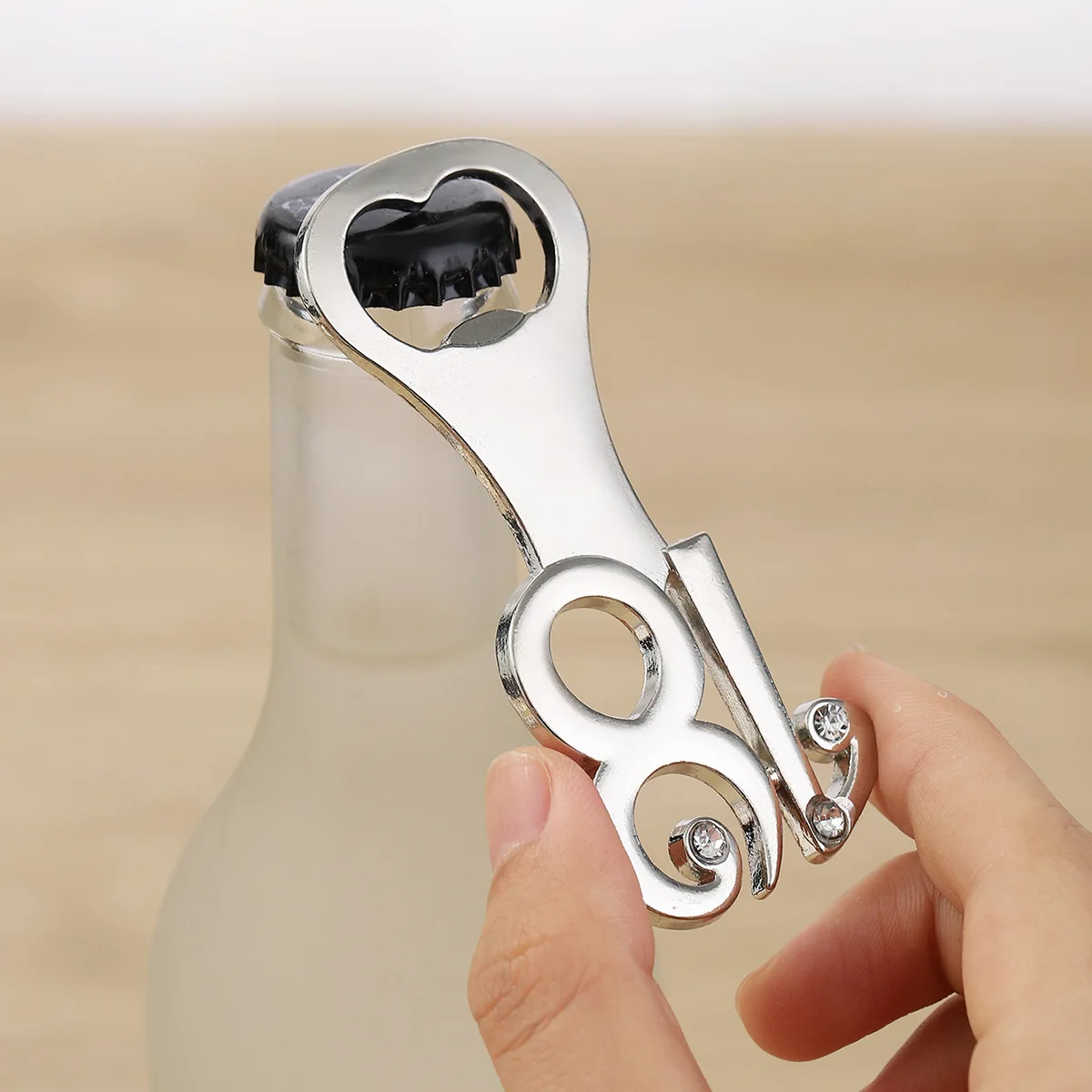 10PCS 18th Design Silver Bottle Opener Birthday Anniversary Gift Digital 18 Metal Beer Openers Party Giveaway Gift For Guest