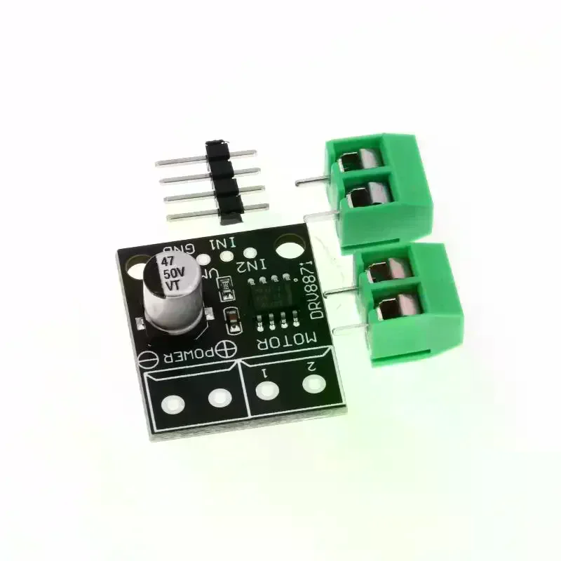 2/1Sets Motor Driver DRV8871 H-Bridge Brushed DC Motor Driver Breakout Board PWM Ctrl 3.6A Max Int Current Sense 6.5-45V