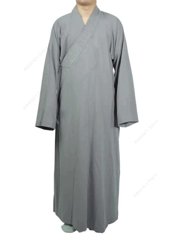 

Lightweight Breathable Linen Monk Robe for Summer - Comfortable and Cool Buddhist Monks' Gown