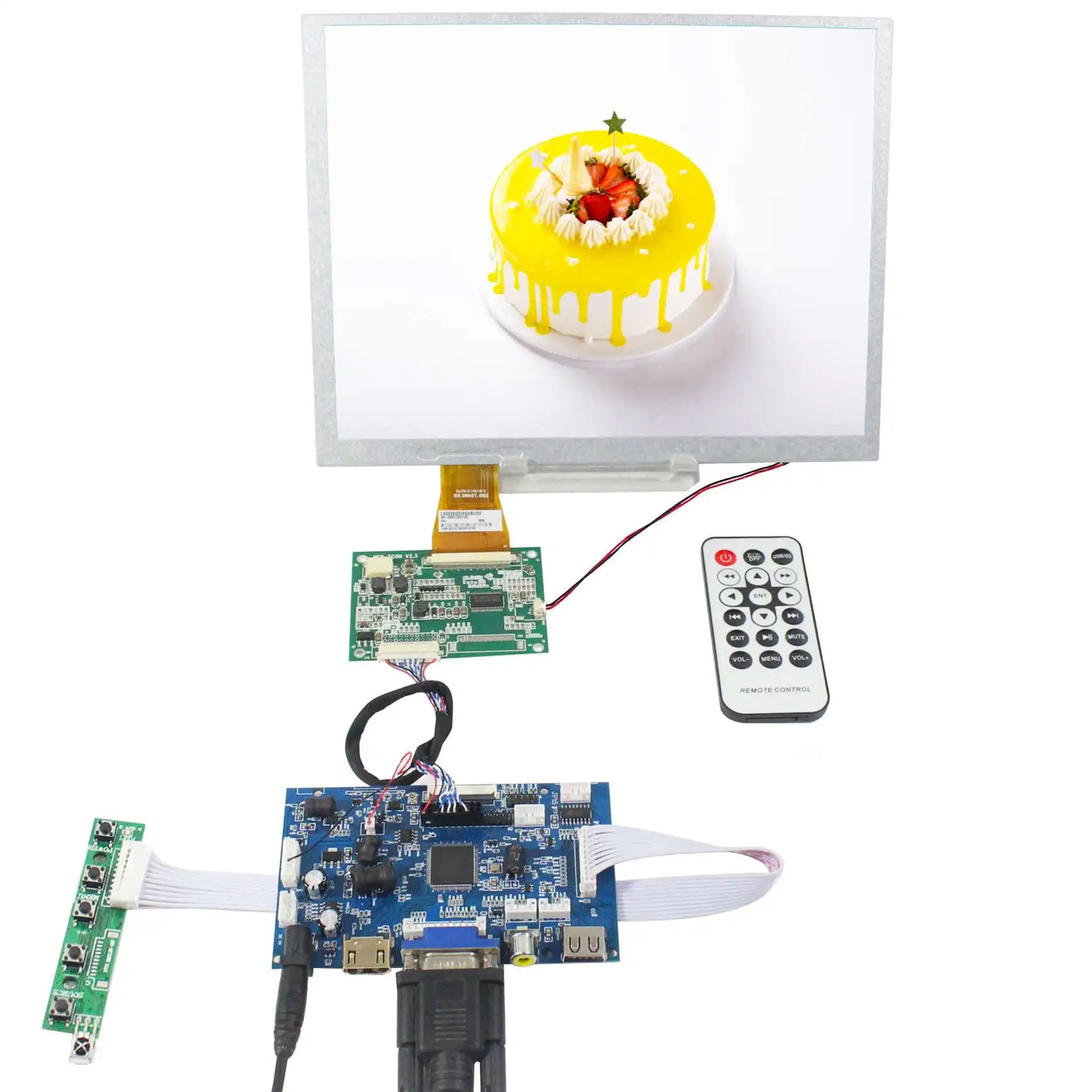 

Auto Brightness HD MI VGA USB LCD Controller 10.4 in A104SN03V1 800X600 LCD