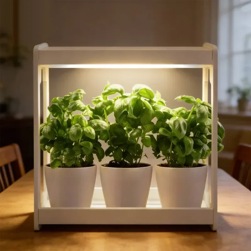 Versatile Smart Electronic Garden Adjustable Brightness Indoor LED Tabletop Grow Light Full Spectrum Automatic Timer USB