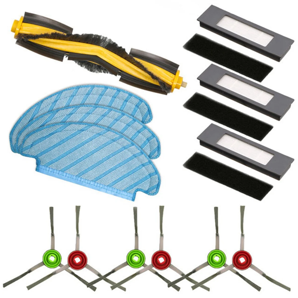 Aspirateur Robot Max/ Station/ Hybrid/ 2/ 2 Pro, brosse latérale principale, filtre Hepa, vadrouille