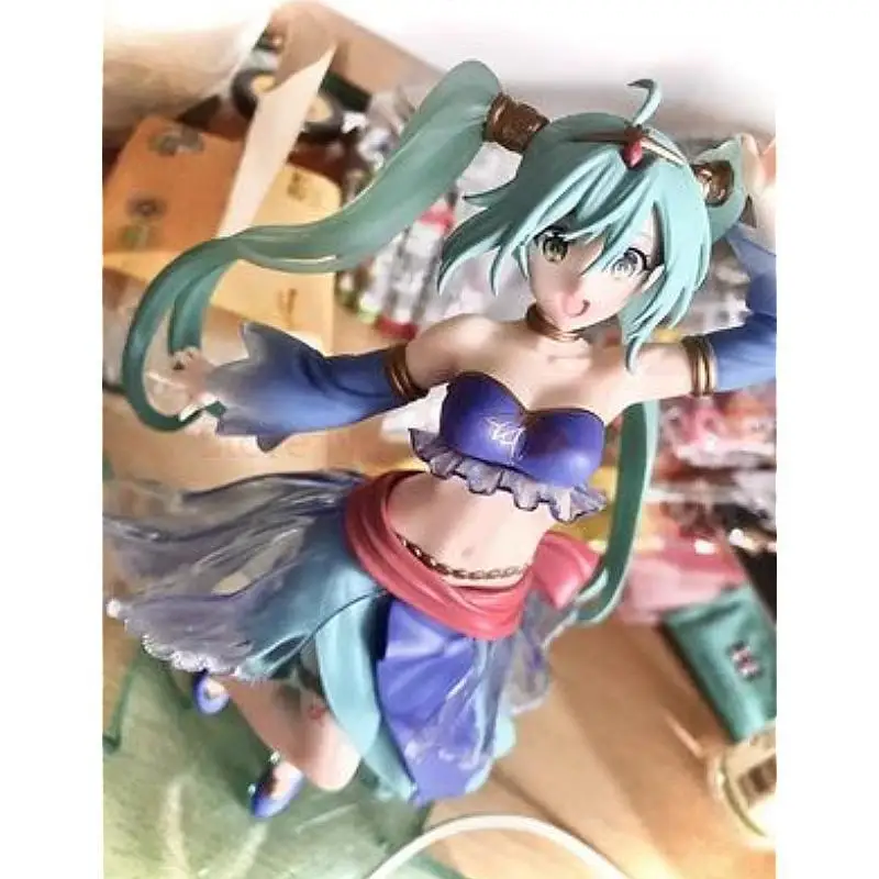 Original Hatsune Arabian Dancer Version Action Figure Pvc Miku  Doll Model Decoration Model Toy Adult Christmas Gift Kwaii